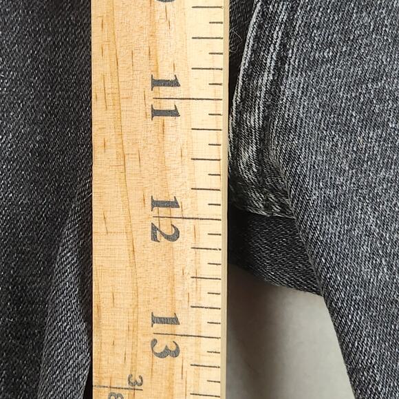 DU/ER Jeans WFMR2304 Mens 32x29 Black Distressed Casual Denim Stretch GUC - Picture 11 of 16